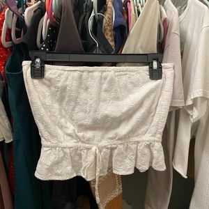 White Crop Top